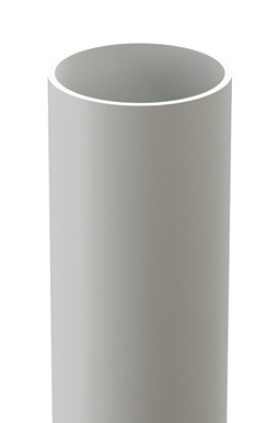 Труба водосточная 3 м Standard Белый, (RAL 9003)