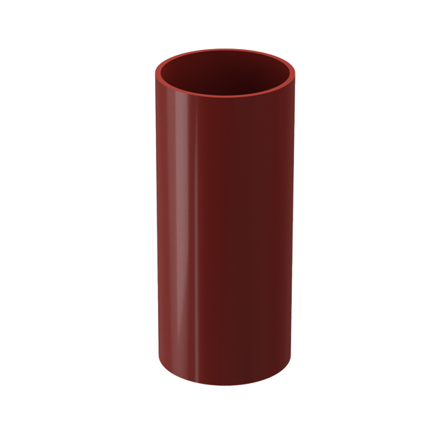 Труба водосточная 1 м Standard, красный - 1
